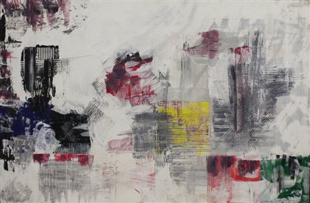 Franco Baldessari Milano 1953 Senza titolo 2015 mista su tela 60x90