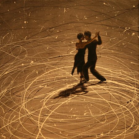 Paolo Di Rosa Milano 1973 Sintropia Tanguera 2015 Acrilico su tela 50x50...