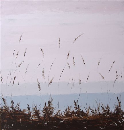 Silvio Sangiorgi Sezze 1977 Magliuca 2012 Encausto su tavola 66x63...