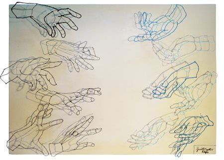 Giuditta Sartori Tradate 1988 Reale-Surreale 2014 Filo di lana e acrilico su...