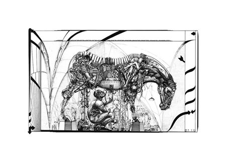 Roberto Minelli Reggio di Calabria 1963 Cavallo Meccanico 1988 china su...