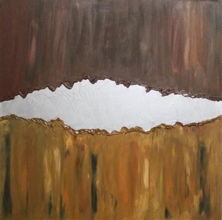 Mirco Sbettega Padova 1963 Senza titolo 2014 mista su tela 100x100