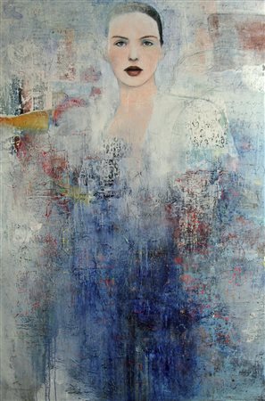 Alan Fecola castellanza 1980 Secrets 2015 Tecnica mista su tela 150x100x5...