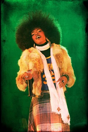 Hervé All (Lione, Francia, 1976 - ) Lauryn Hill 2005 21 x 21 cm (20 x 20 cm...