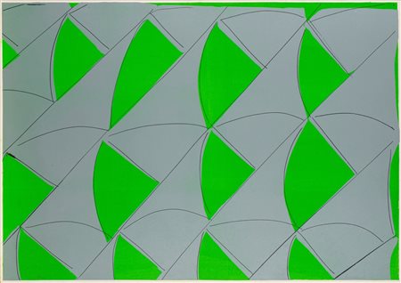 Carla Accardi (Trapani 1924 - Roma 2014)  - Dalla cartella Sequenze di un rapporto con il sud, 1973