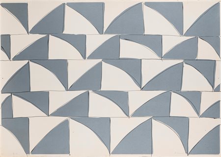 Carla Accardi (Trapani 1924 - Roma 2014)  - Dalla cartella Sequenze di un rapporto con il sud, 1973