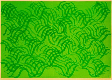 Carla Accardi (Trapani 1924 - Roma 2014)  - Dalla cartella Segno e colore, 1972