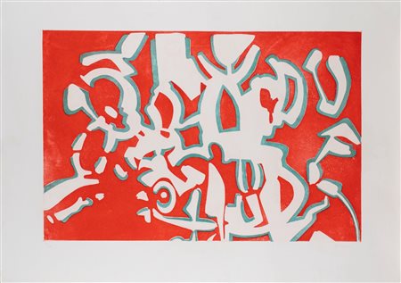 Carla Accardi (Trapani 1924 - Roma 2014)  - La ricerca del colore (rosso),  