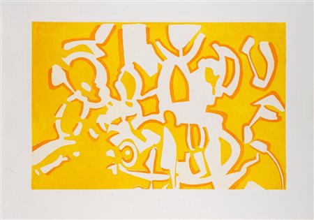 Carla Accardi (Trapani 1924 - Roma 2014)  - La ricerca del colore (giallo),  