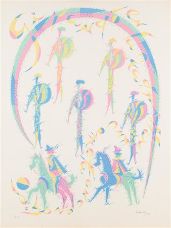 Rafael Alberti (El Puerto de Santa Maria 1902 - 1999)  - Corrida, 1970