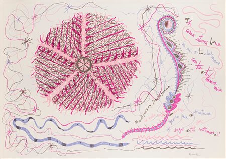 Rafael Alberti (El Puerto de Santa Maria 1902 - 1999)  - Ortolana mia, 1975