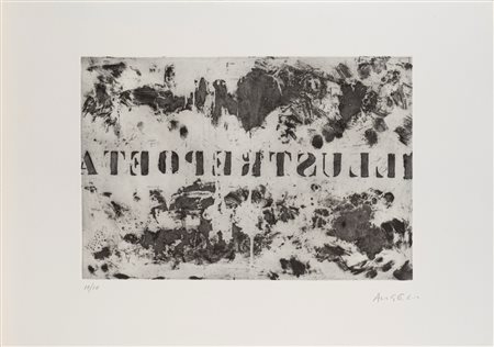 Franco Angeli (Roma 1935 - 1988)  - Illustre poeta,  