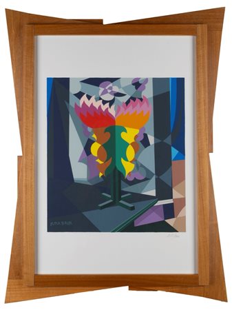 Giacomo Balla (Torino 1871 - Roma 1958)  - Fiore futurista,  