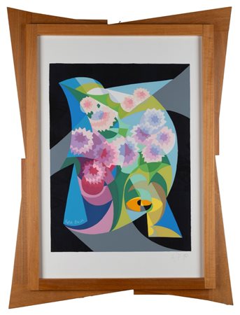 Giacomo Balla (Torino 1871 - Roma 1958)  - Fiore futurista,  