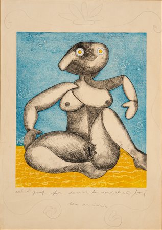 Enrico Baj (Milano 1924 - Vergiate 2003)  - The great european nude, 1970