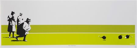 Banksy (Bristol 1974)  - Bomb Middle England, 2003