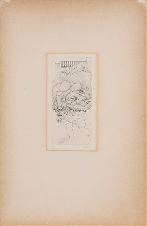 Hans Bellmer (Katowice 1902 - Parigi 1975)  - Senza titolo (Volto),  