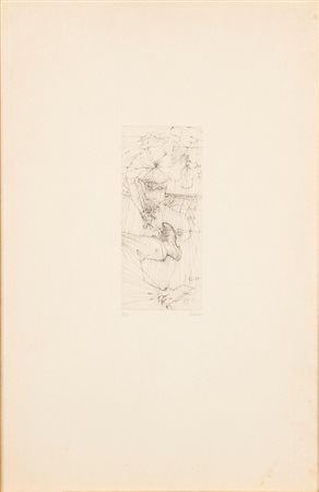 Hans Bellmer (Katowice 1902 - Parigi 1975)  - Senza titolo (scarpa, bottiglia, tacchi),  