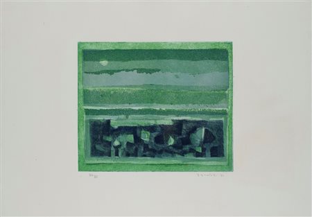 Enzo Brunori (Perugia 1924 - Roma 1993)  - Senza titolo, 1971