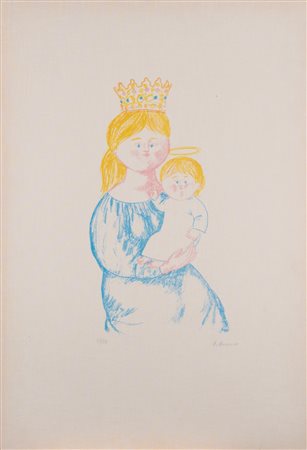 Antonio Bueno (Berlino 1918 - Fiesole 1984)  - Maternità,  