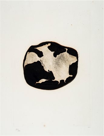 Alberto Burri (Città di Castello 1915 - Nizza 1995)  - Combustione 2 , 1965
