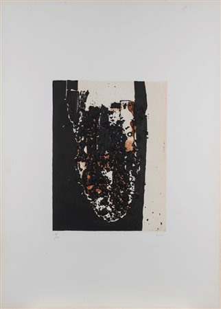 Alberto Burri (Città di Castello 1915 - Nizza 1995)  - Combustione, 1963/'64