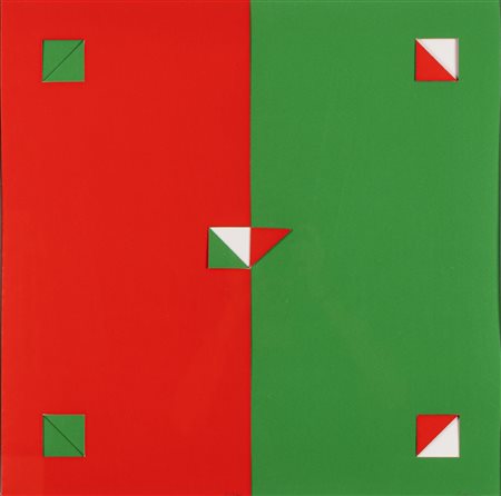 Enrico Castellani (Castelmassa 1930 - Viterbo 2017)  - Carta piegata, 1993