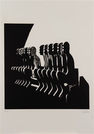 Mario Ceroli (Castel Frentano 1938)  - Ultima cena, 1981