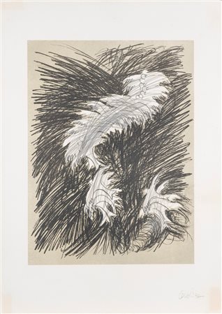 Mario Ceroli (Castel Frentano 1938)  - Volo di gabbiani,  