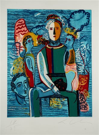 Sandro Chia (Firenze 1946)  - Senza titolo,  