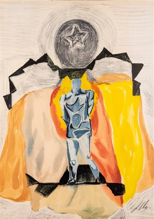 Sandro Chia (Firenze 1946)  - Il campione,  