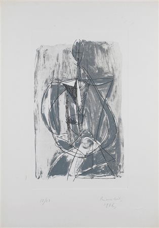 Primo Conti (Firenze 1900 - Fiesole 1988)  - Senza titolo, 1986