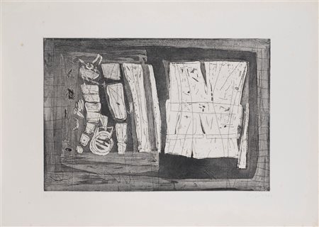 Antonio Corpora (Tunisi 1909 - Roma 2004)  - Composizione, 1969