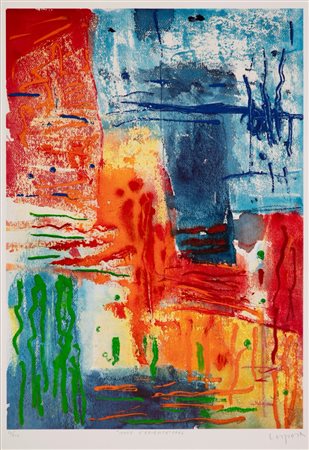 Antonio Corpora (Tunisi 1909 - Roma 2004)  - Mare d'oriente, 1996