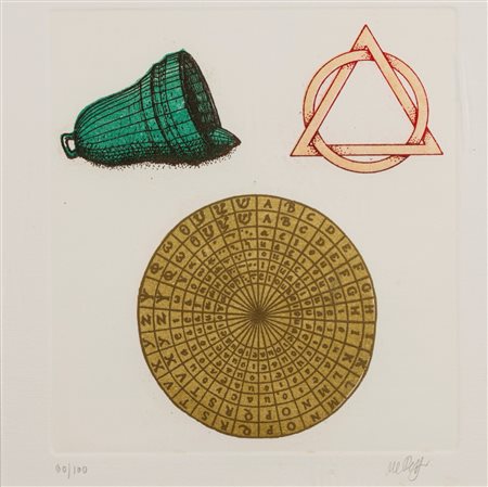 Lucio Del Pezzo (Napoli 1933 - Milano 2020)  - Senza titolo,  