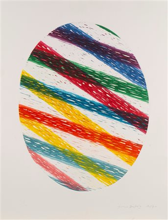 Piero Dorazio (Roma 1927 - Perugia 2005)  - Ovale n.1, 1987