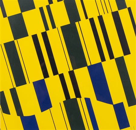 Günter Fruhtrunk (Monaco di Baviera 1923 - 1982)  - Blaue Partikel, 1971