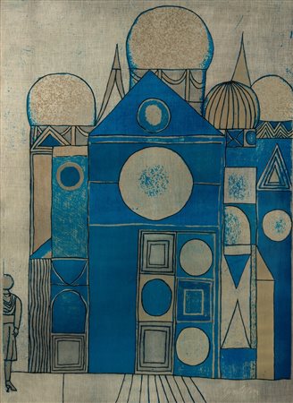 Franco Gentilini (Faenza 1909 - Roma 1981)  - La cattedrale ,  