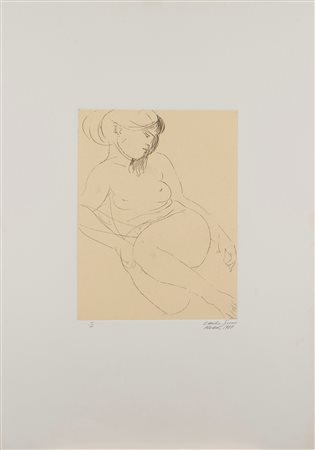 Emilio Greco (Catania 1913 - Roma 1995)  - Nudo, 1969