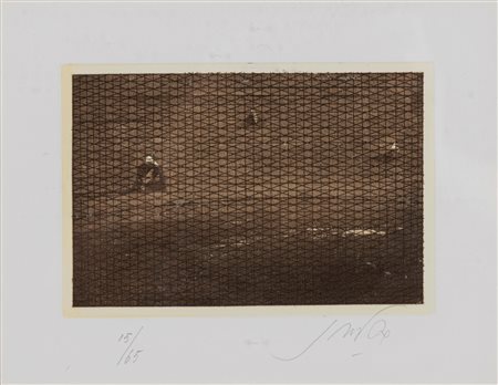 Piero Guccione (Scicli 1935 - Modica 2018)  - Solitudine delle pietre,  