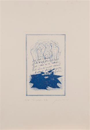 Piero Guccione (Scicli 1935 - Modica 2018)  - "Il giorno" W.B., 1968