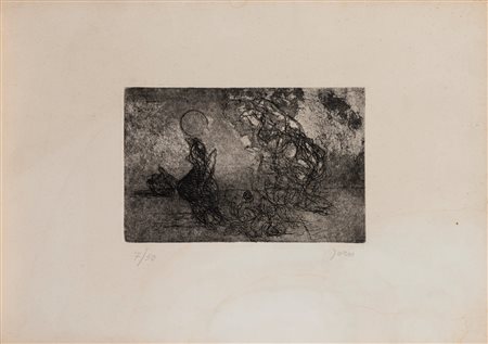 Asger  Jorn (Jutland 1914 - Aarhus 1973)  - Composizione,  