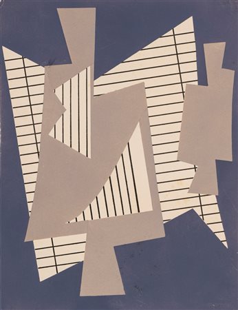 Alberto Magnelli (Firenze 1888 - Parigi 1971)  - Composizione,  