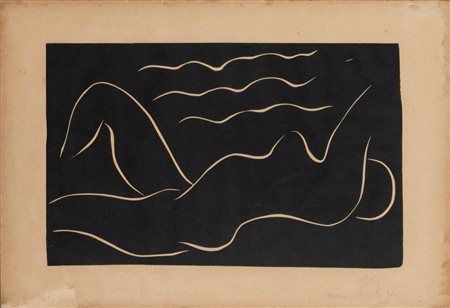 Henri Matisse (Le Cateau-Cambresis 1865 - Nizza 1954)  - Nu dans les ondes, 1938