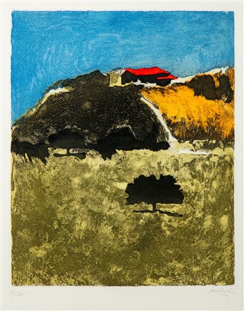 Carlo Mattioli (Modena 1911 - Parma 1994)  - Senza titolo,  