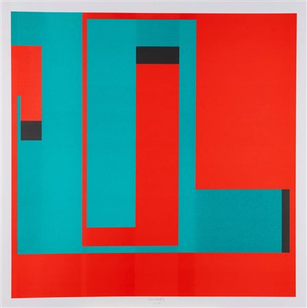 Bruno Munari (Milano 1907 - 1998)  - Negativo - Positivo,  