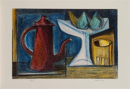 Gualtiero Nativi (Pistoia 1921 - Siena 1999)  - Composizione con brocca, 1979