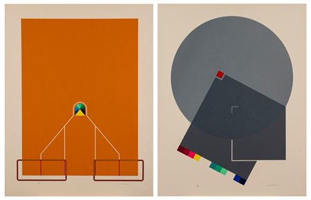 Jo Oda (Tokyo 1936 - 2004)  - 2 litografie,  