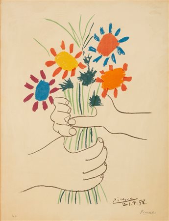 After Pablo Picasso ( )  - Bouquet of Peace, 1958