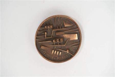 Arnaldo Pomodoro (Morciano di Romagna 1926 - Milano 2025)  - Medaglia per il Comune di Milano, 1978